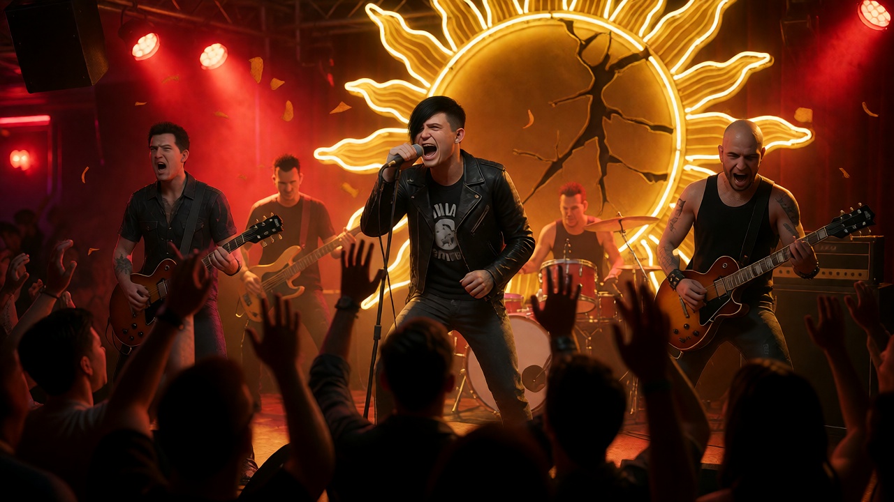 A banda e o elenco de Apostas